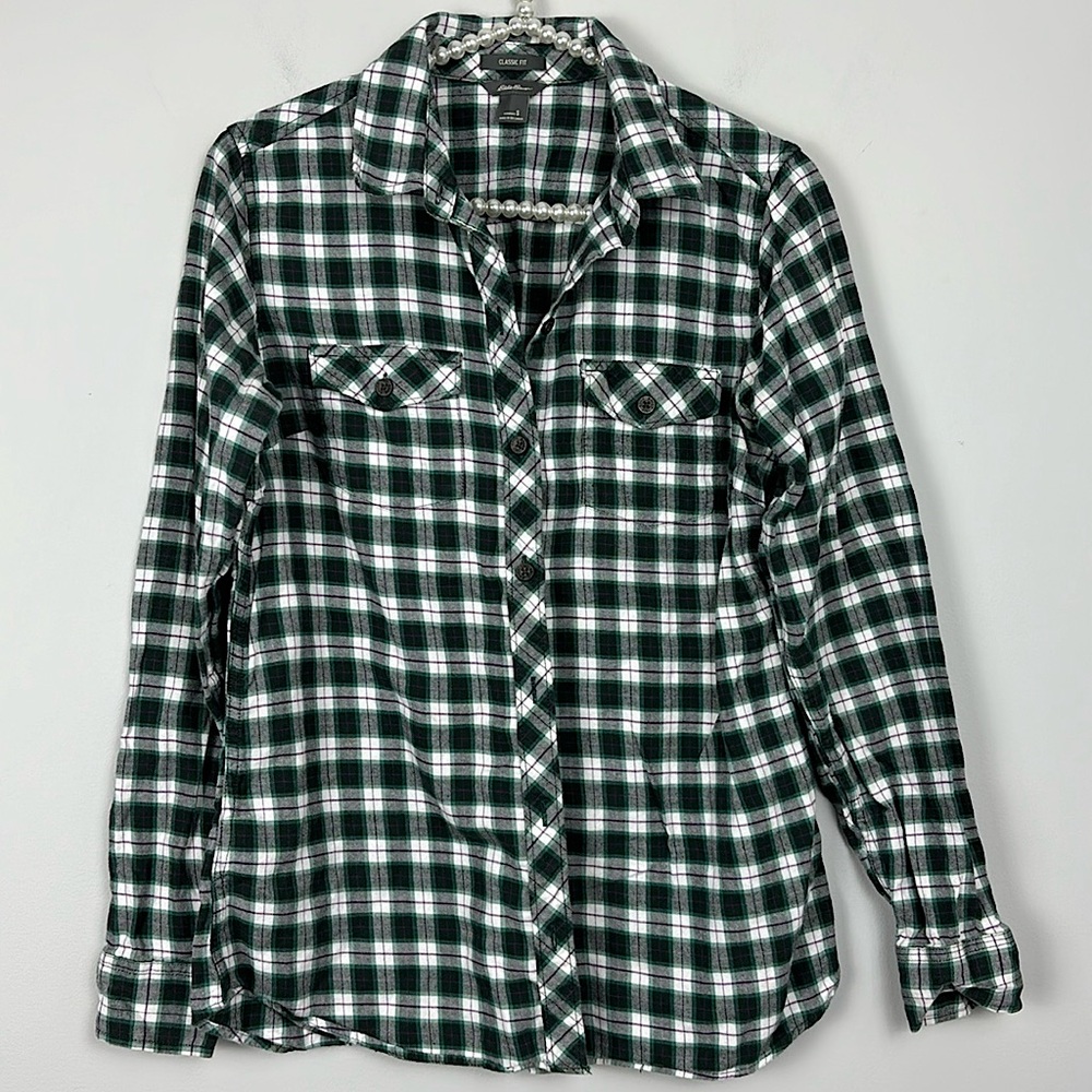 Eddie Bauer Women's size S CLASSIC FIT FLANNEL